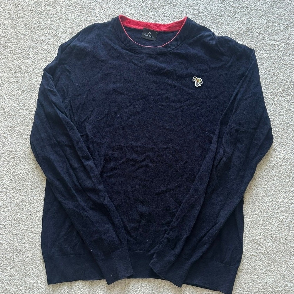 Paul Smith Mens Pullover Crew size Medium in Blue